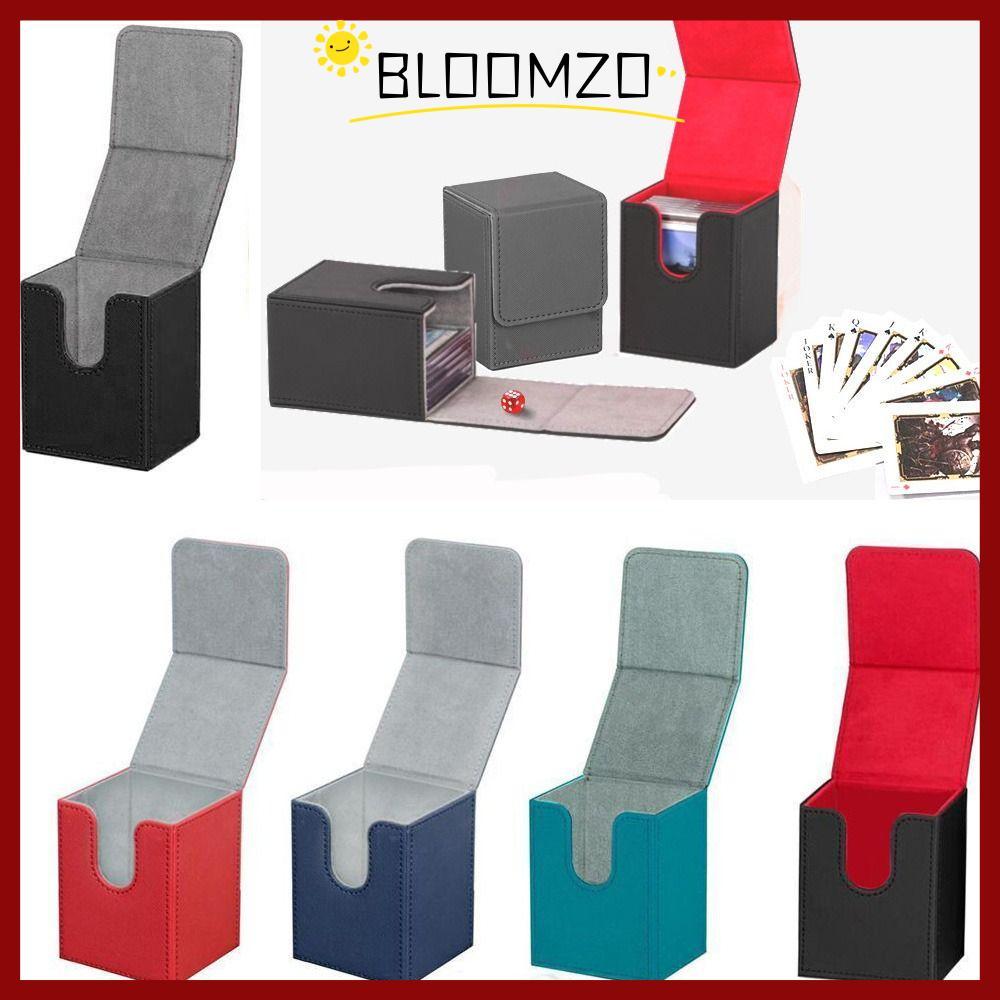 จัดส่งจากประเทศไทยBLOOMZO Game MTG Trading Card Holder, PU Storage Deck Box, Collection Box Organizer Protectors Collectible Game Card Deck Children