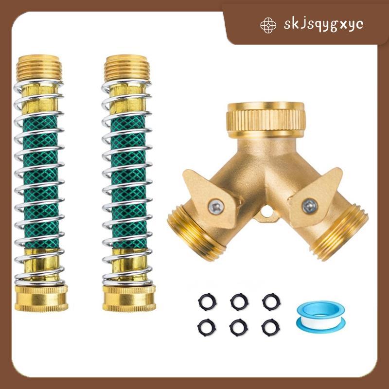skjsqygxycHose Splitter สําหรับ Outdor Spirgot Splitter Faucet Splitter Y ท่อ Splitte