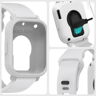 【สาย+กรณี】สำหรับ Redmi Watch 5 Active สายซิลิโคน + กรณีซิลิโคน สำหรับ Redmi Watch 5 Lite 2 IN 1 Strap+Case