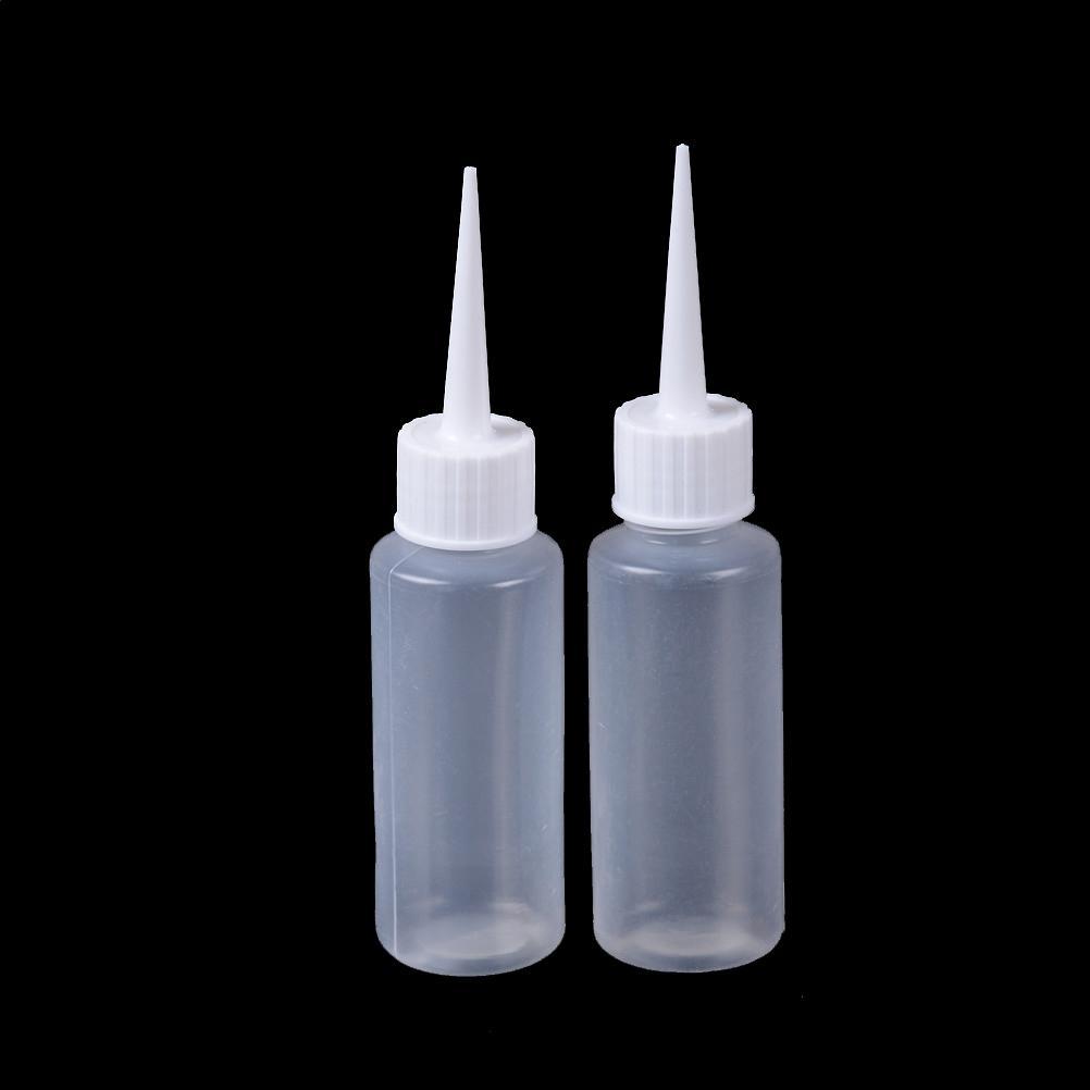 Teeny-weeny 2 ชิ้น 50 มิลลิลิตร Dropper Squeezable Liquid ขวดพลาสติก Drop ขวด Needle2 ชิ้น Dropper t