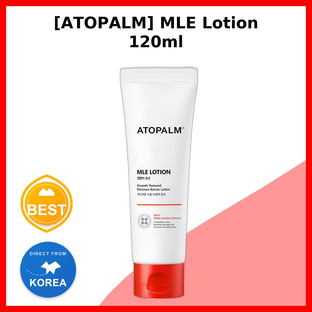 [ATOPALM] MLE Lotion 120ml / Korean MLE Lotion / สูตรบางเบา / ของแท้ 100% by HANABISUTRI