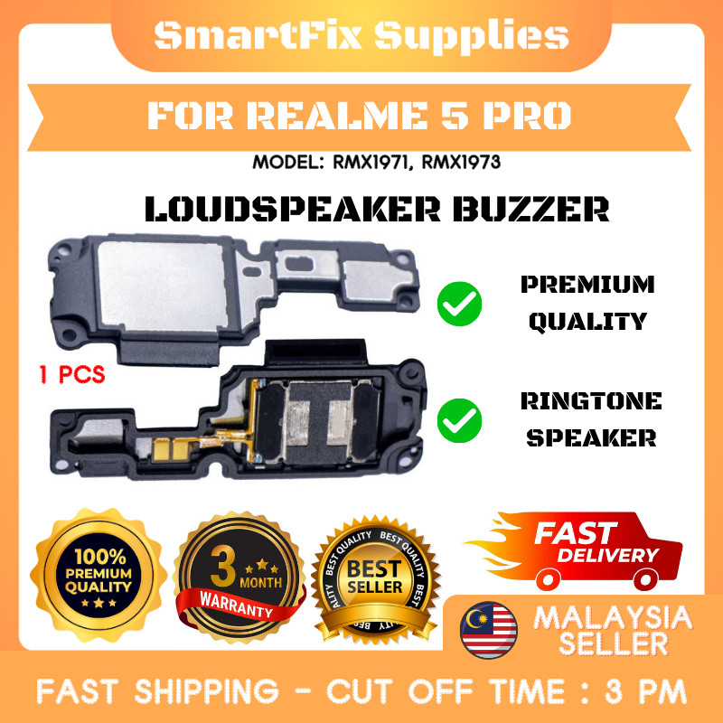 สําหรับRealme 5 PRO RMX1971, RMX1973 LoudSpeaker Buzzer Ringtoneลําโพงดังชุดเต็ม