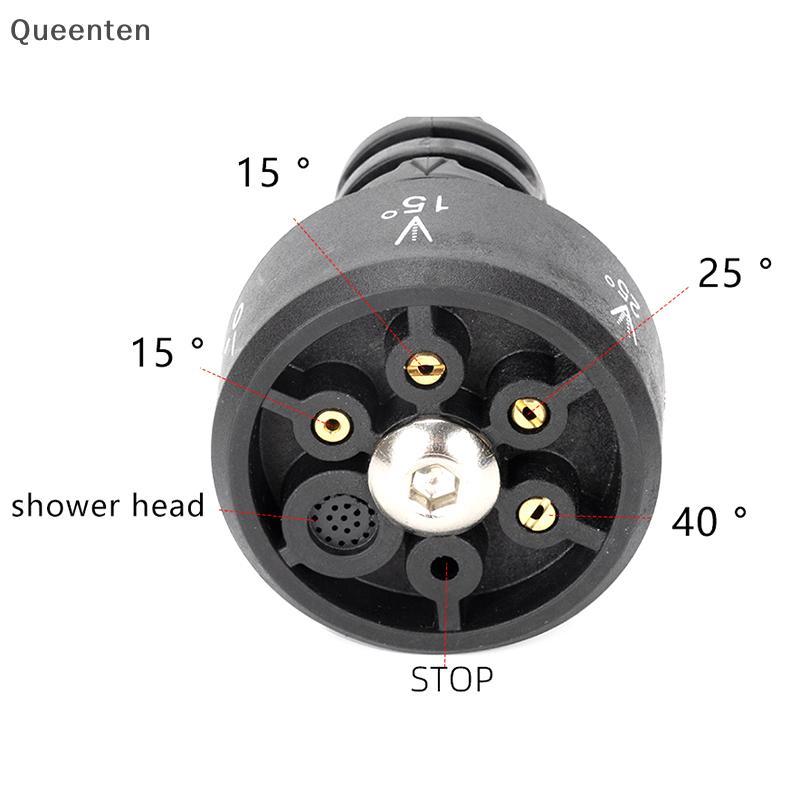 Queenten อเนกประสงค์ 6 In 1 หัวฉีดแบบปรับได้สําหรับ 1/4 นิ้วเครื่องซักผ้าไร้สายแรงดันสูง 3000PSI เคร