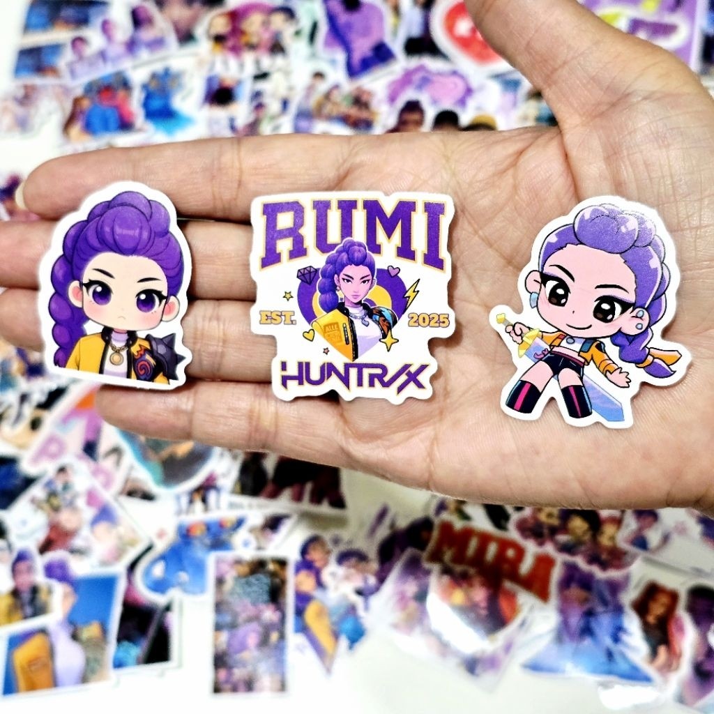 สติ๊กเกอร์ เกาหลี Kpop Demon Hunter Soda Pop Huntrix โซดาป๊อป (แพ็ค 100 ชิ้น)