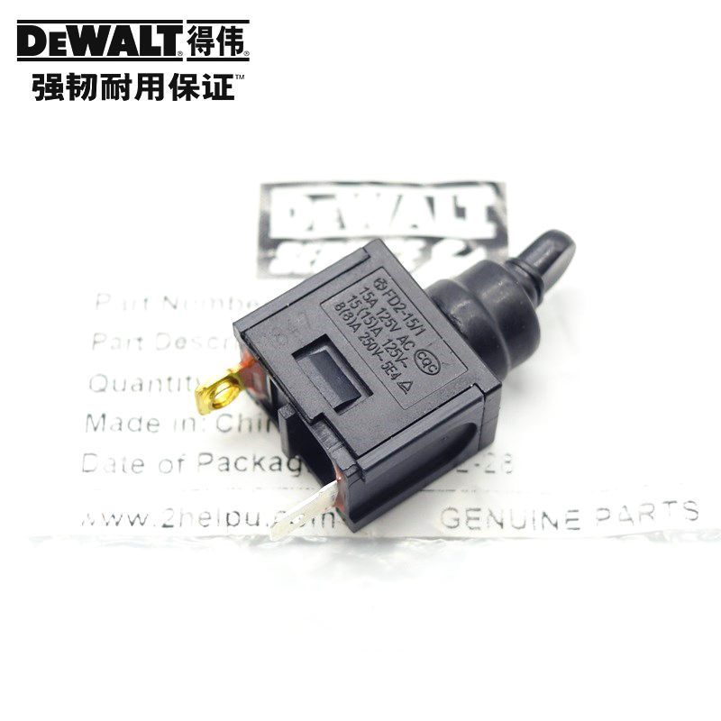 สวิตช์ด้านหลังของเครื่องเจียรไฟฟ้า DeWalt รุ่นดั้งเดิม DW803/DWE8100T/8200T/886T ตรง...