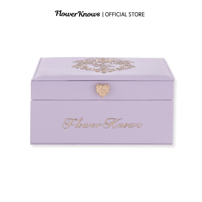 กล่องเครื่องประดับ Flower Knows ลายดอกไม้ สตรอเบอร์รี่ รุ่นลิมิเต็ด Roque Violet