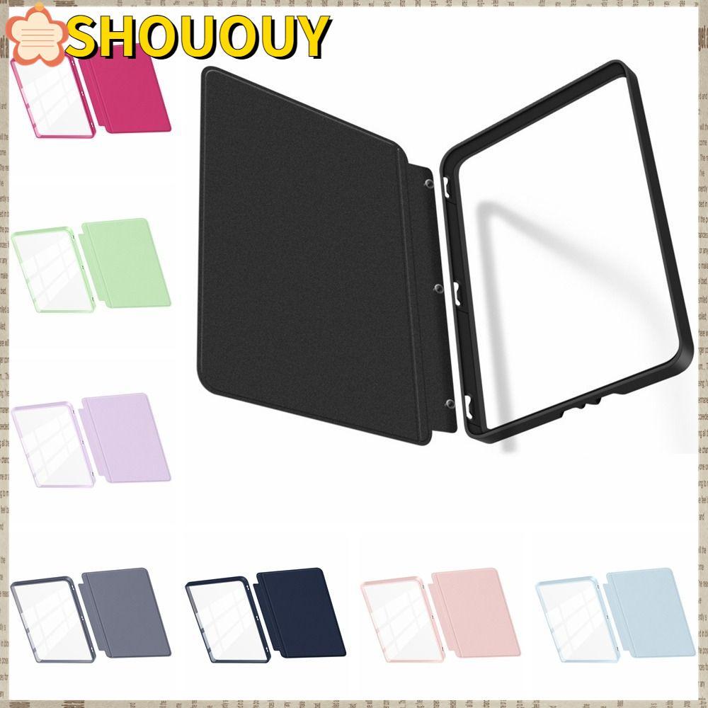 SHOUUY 6 นิ้ว e-Reader, Magnetic Auto Wake/Sleep ฝาครอบที่ถอดออกได้, สีสันสวมใส่อะคริลิคโปร่งใส Funda สําหรับ Kindle 10th Gen-2019 Release (รุ่นไม่มี J9G29R)