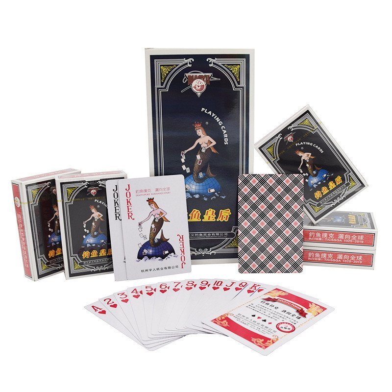 การ์ดเล่น Yao คู่ Solitaire Batch จําห้องหมากรุกราคาถูกในครัวเรือน Huang การ์ดเล่นทั้งกล่อง Ming ขาย