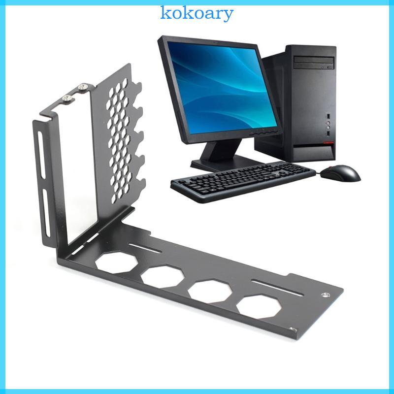KOK SXJ-B GPU วงเล็บโลหะแนวตั้งสําหรับแปลงมุมกราฟิกการ์ดในเคส PC GPU Mount Bracket