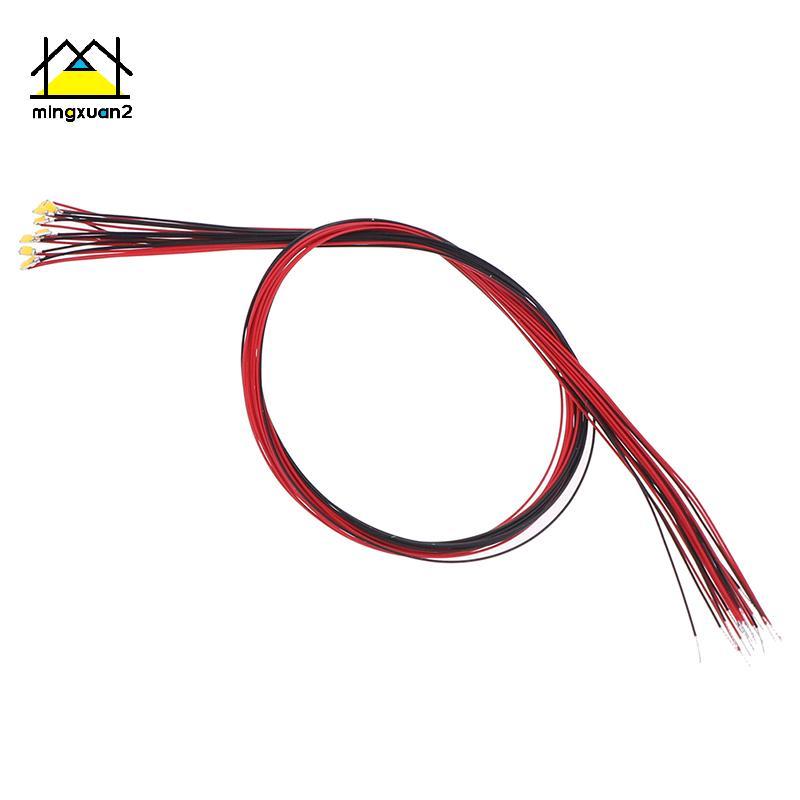 Mingxuan2 10 ชิ้น 20 เซนติเมตร t0603wm ประสาน micro litz สายตะกั่ว warm white smd led 0603 vn