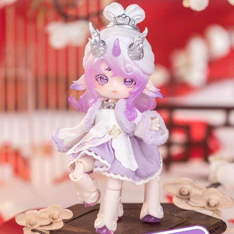 Pennyuan Ling ชุดสารานุกรมภาพประกอบ BJD Blind Box Articulated Action Figure ตุ๊กตาของขวัญสําหรับเด็กผู้หญิง