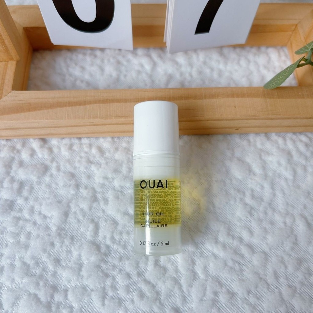 American OUAI Multi-Effect Hair Care Essential Oil Hair Oil Nourishing Soft Repair Frizz 5ml สไตล์ให