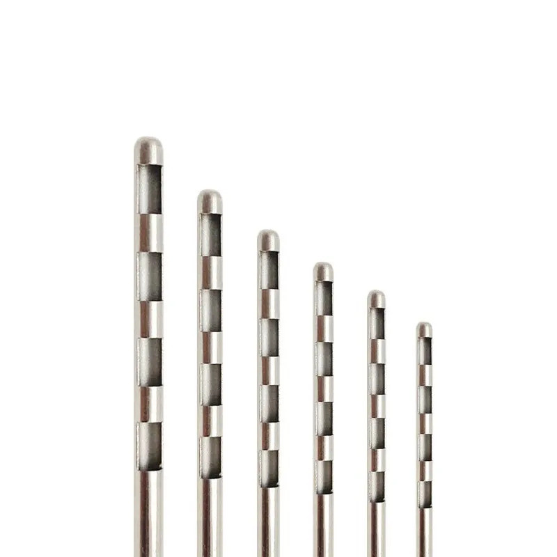 สี่หลุม Cannula การดูดไขมัน Cannulas สแตนเลสการเก็บเกี่ยวไขมัน Cannula มีรูพรุน Planer เข็มไขมัน Tra