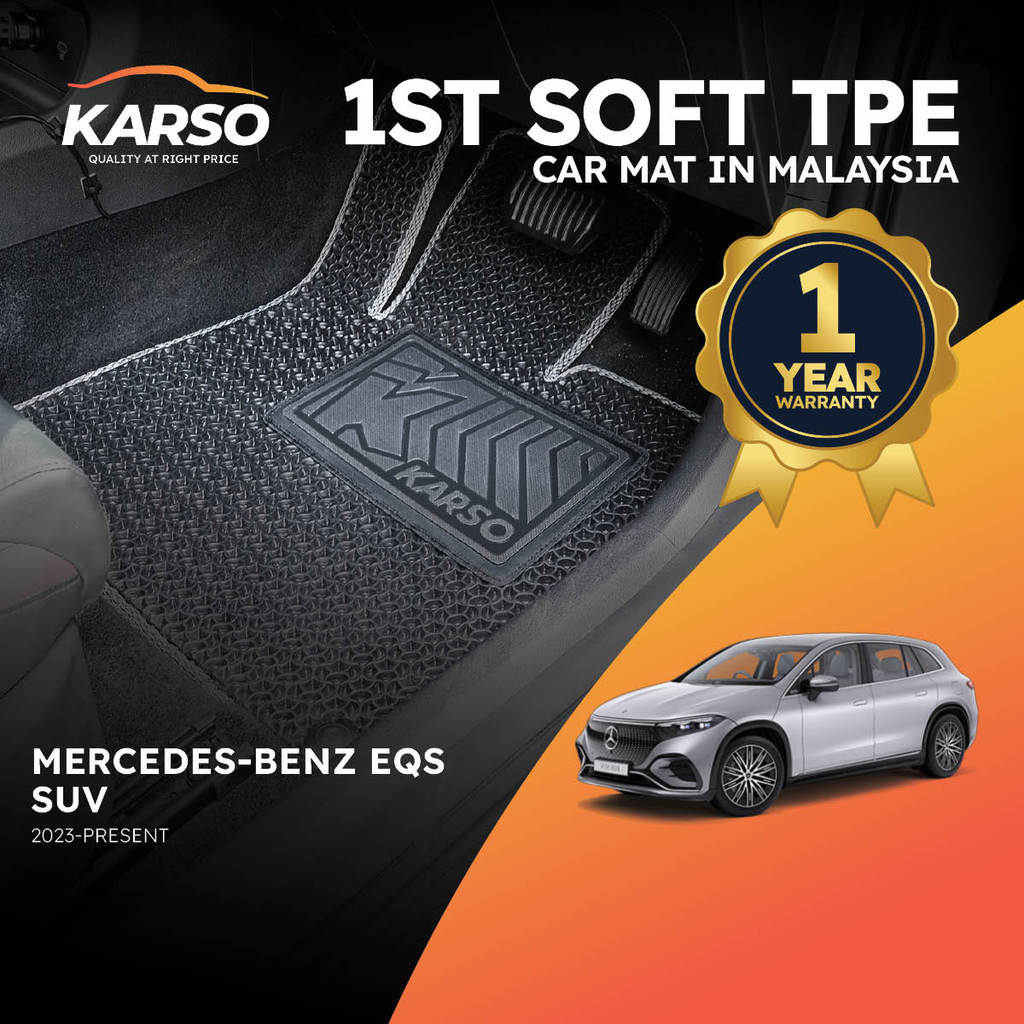 Karso Karpet Kereta พรมรถยนต์ Mercedes-Benz EQS SUV (2023-ปัจจุบัน)