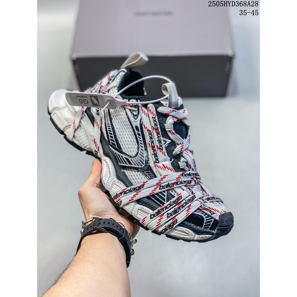 รองเท้าผ้าใบ BALENCIAGA 3+BALENCIAGA Series Low-Top Retro Old Shoes MTIW