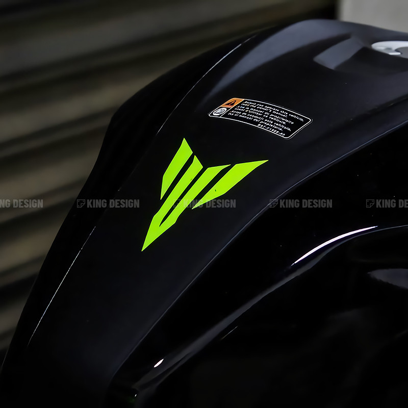 Mt โลโก้รถจักรยานยนต์หมวกกันน็อคสติกเกอร์ DIY Racing การใช้ถัง Refit กระจกตลก Decals สําหรับ Yamaha 