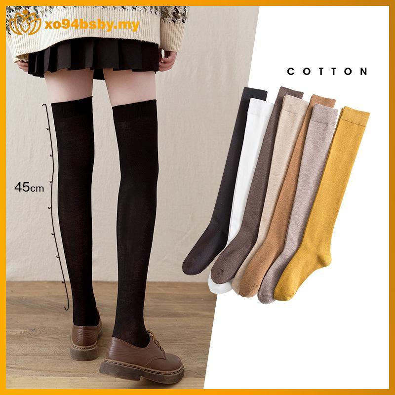 Xo94bsby สีทึบ Stoing เซ็กซี่สีขาวยาว Stos Over-น่อง Sos Lolita JK คอสเพลย์ Sos ผู้หญิง Hosiery ต้นข