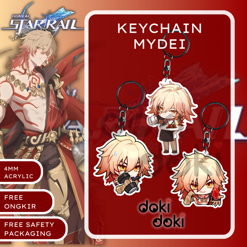 GANTUNGAN KUNCI KEYCHAIN MYDEI HONKAI STAR RAIL