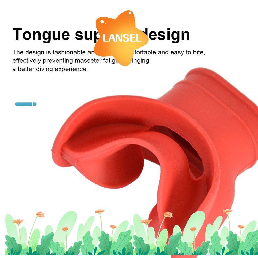LANSEL Snorkel Regulator Mouthpiece, สบาย Universal Scuba Regulator Mouthpiece, อุปกรณ์ดําน้ําซิลิโค