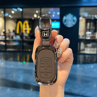 Honda Civic RS FE HRV 2024 2025 Accord crv 2025 Keyless/Push Start ใหม่ฝาครอบกุญแจรถ Civic FE อุปกรณ์เสริมพวงกุญแจ