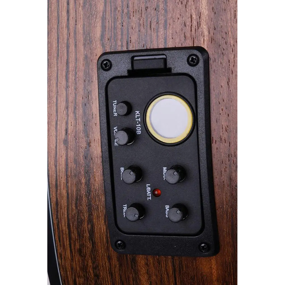 Smiger LG-09 Made in China Electro เครื่องดนตรี 40 นิ้ว Cutaway กีตาร์ไฟฟ้ากึ่งอะคูสติก