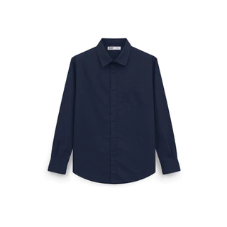 AIIZ (เอ ทู แซด) - AIIZ เสื้อเชิ้ตผู้ชายแขนยาวสีพื้น AIIZ Men's Long Sleeve Shirt