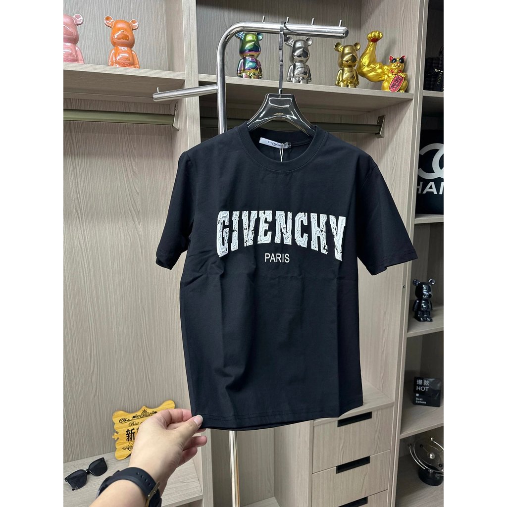 ฤดูร้อนสบายๆสไตล์ใหม่GVCอินเทรนด์ผู้ชายผู้หญิงAll-Matchพิมพ์หลวมรอบคอแขนสั้นเสื้อยืดสไตล์เดียวกัน