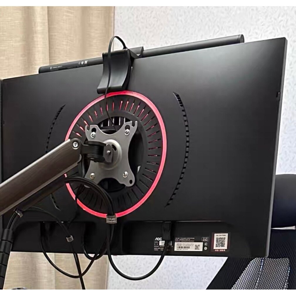 ขาจับจอ แขนจับจอ AOC ขายึดจอ75mm จอคอมพิวเตอร์จอ27คาน VESA ยกฐานไม่ต้องเจาะรู