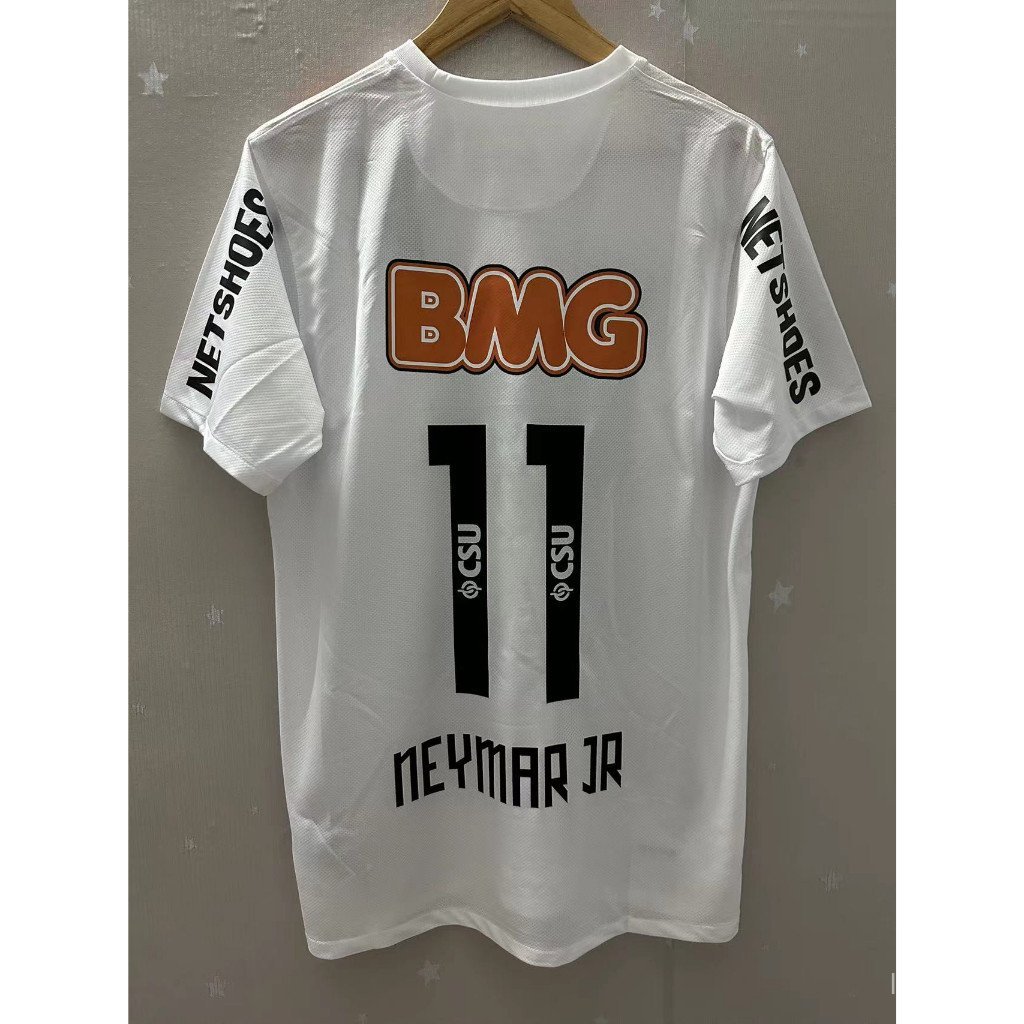 เสื้อฟุตบอล Retro Home Santos คุณภาพสูง ออกแบบโดย NEYMAR JR