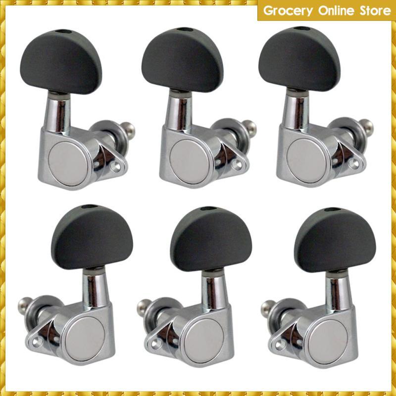 [Wishshopelxl] 3R3L ไฟฟ้า/กีตาร์พื้นบ้านทั้งหมด Enclosed Guitar String Tuner หมุดปรับแต่ง