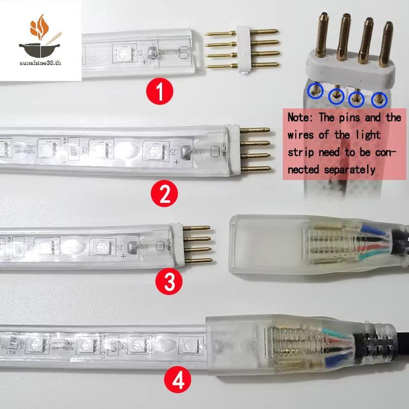 THSUN 1 PC 220V ยุโรป COB LED Strip Dimmer คู่มือ Controller ใช้สําหรับ 220V 50/100M Cob LED Strip L