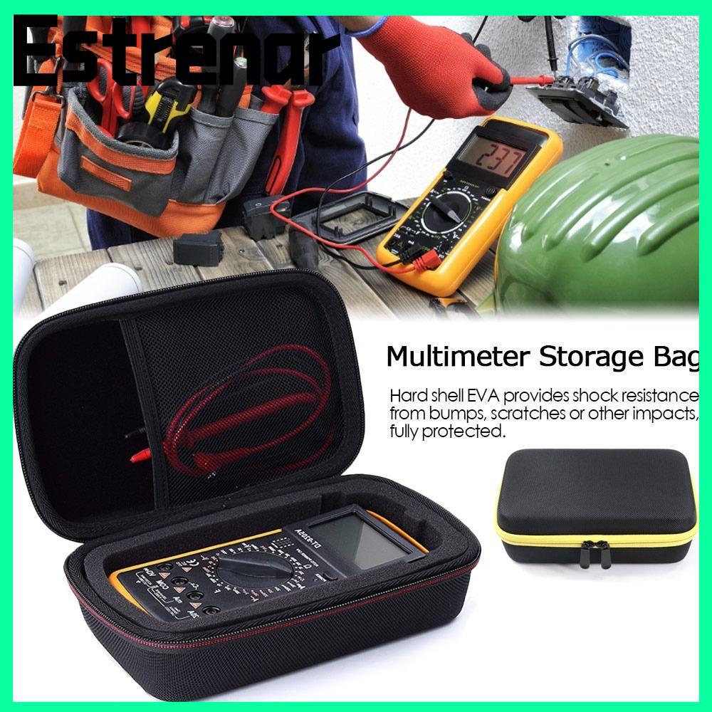 ESTRENAR มัลติมิเตอร์แบบดิจิตอลสากลสําหรับกระเป๋าซิปกันกระแทก Fluke สําหรับ Fluke