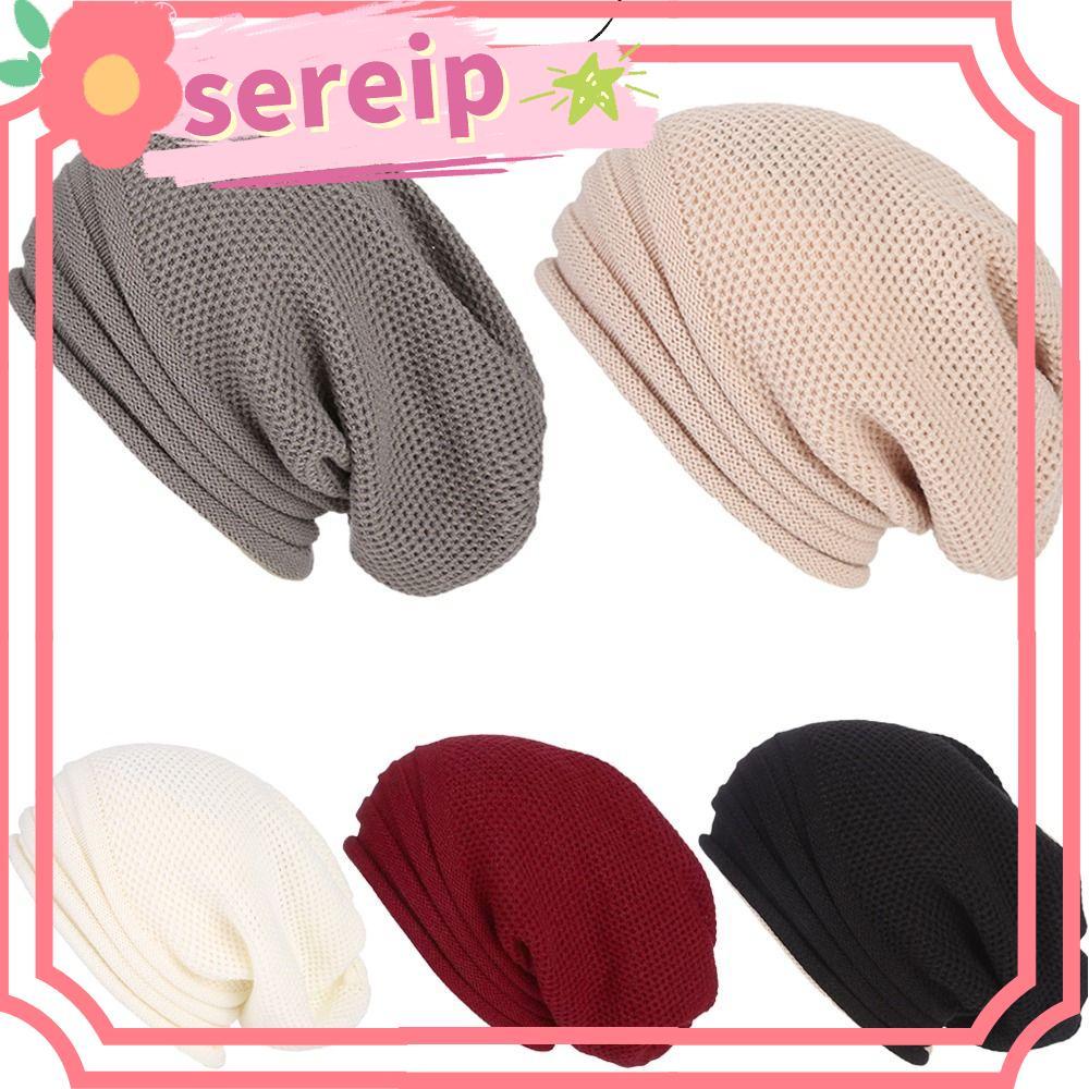 SEREIP Warm Cap Men Baggy Slouchy Beanie Hat