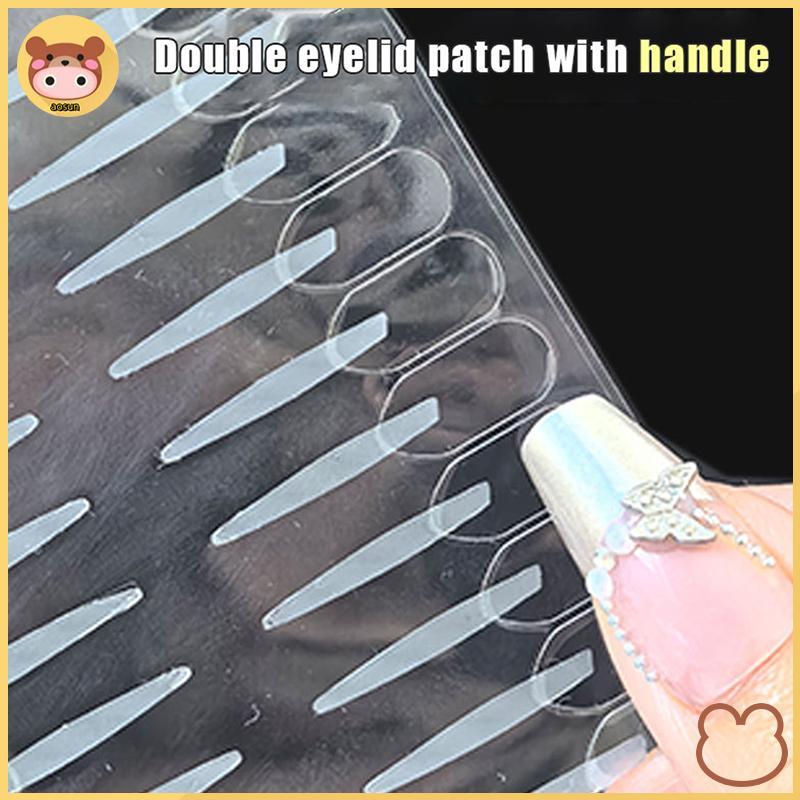 Aosun 96/160/320 แพทช์ Double Eyelid Stiers พร้อมที่จับตําแหน่งเสริมธรรมชาติที่มองไม่เห็นยาวนาน Shap
