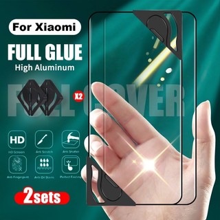 2เซ็ต/ฟิล์มกระจกนิรภัยเต็มจอ สำหรับ Xiaomi Mi 9T 10T 11T 12T 13T 14T 15T POCO F3 F4 F5 F6 F7 F8 X3 X4 X5 X6 X7 Redmi Note 7 8 9 10 11 12 13 14 15 Pro 5G