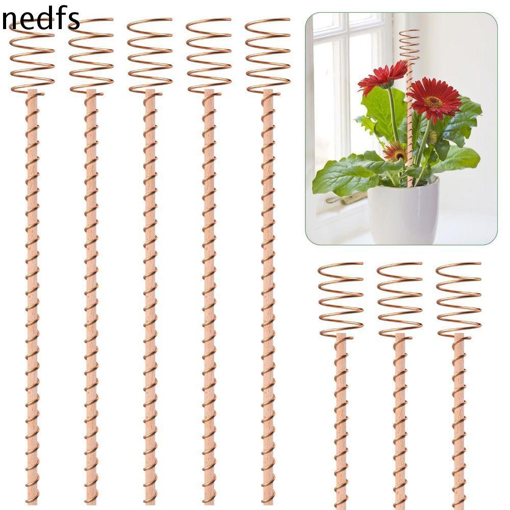 NEDFS สวนเสาขดลวดทองแดง, ขดลวดลวดทองแดง Electroculture พืช Stakes, บอนไซไม้ Rod พืชสนับสนุนกรอบดอกไม้