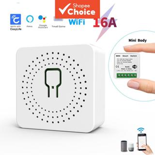 สวิตช์อัจฉริยะไร้สายขนาดเล็ก 16A Cozylife ควบคุมระยะไกลผ่านแ…