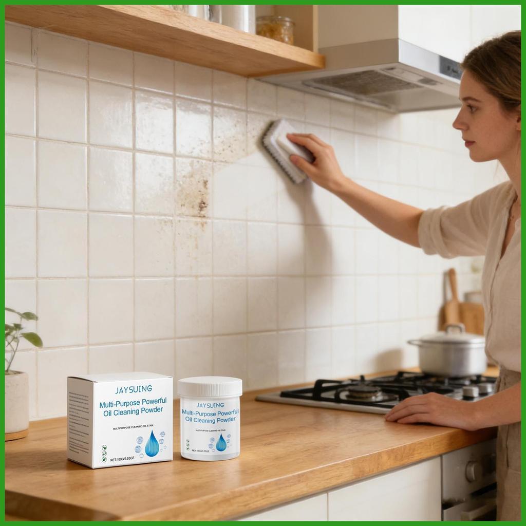 Grease Remover Kitchen 100g ทําความสะอาดล้ําลึกที่มีประสิทธิภาพ Heavy Duty Kitchen Grease Remover Cl