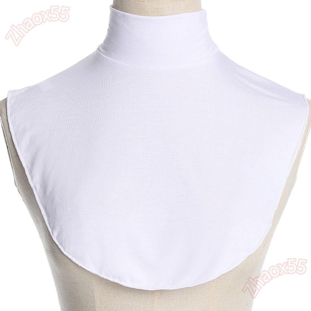 ZHAOX ผ้าพันคอที่ถอดออกได้ห่อ Modal Ramadan Hijab Cover