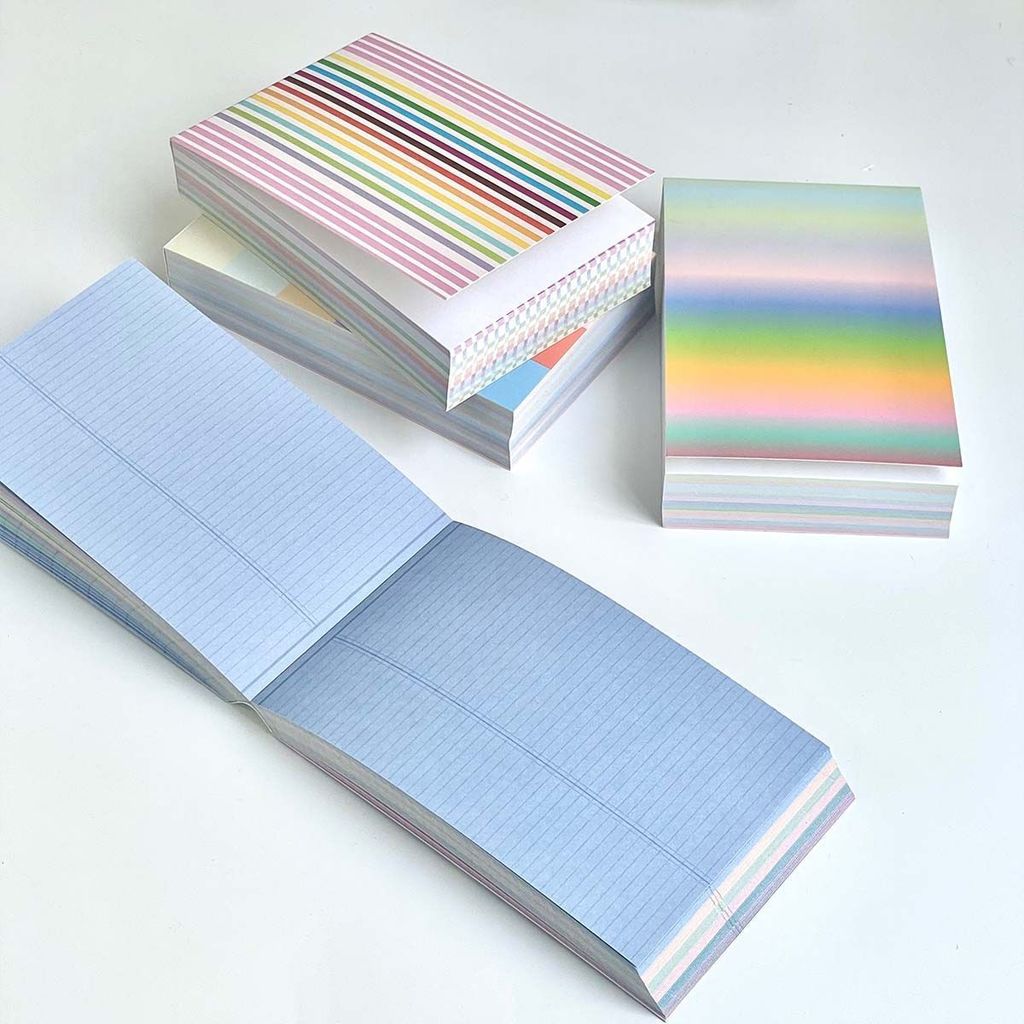 120 แผ่น M5 Note Brick Color Fresh Notepad คู่มือฉีกขาด Non-Sticky วัสดุ