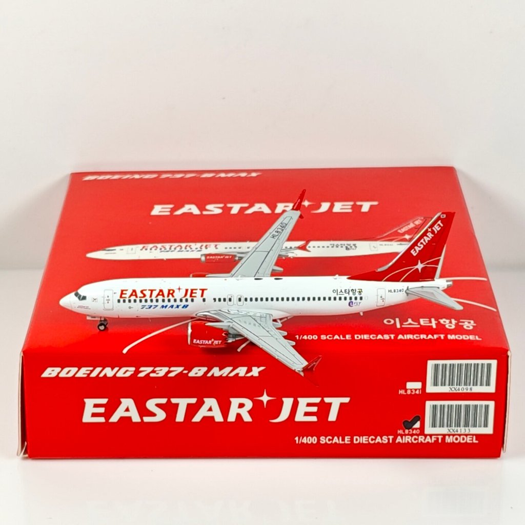 JC Wings XX4133 1: 400 เกาหลี Yista Airlines B737MAX8 HL8340 รุ่นโลหะผสม