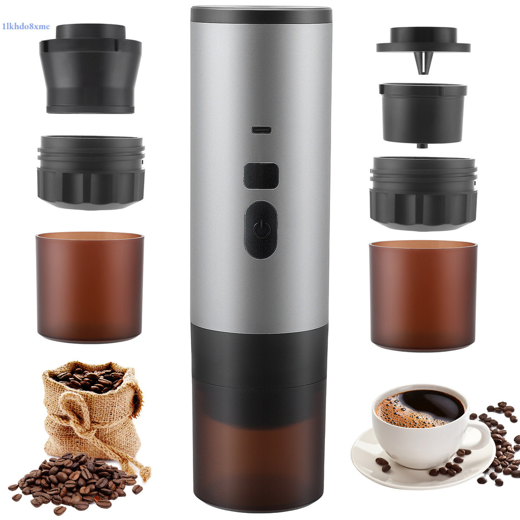COD3 in 1 Coffee Maker Portable 72W Portable Coffee Maker 12V Espresso Maker Rechargeable USB