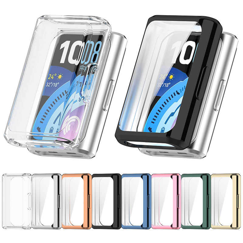 Anti Gores PC/TPUสําหรับSmartwatch Huawei Band 11/11 Pro/Huawei Band 10 9 8 ฝาครอบป้องกันหน้าจออุปกร