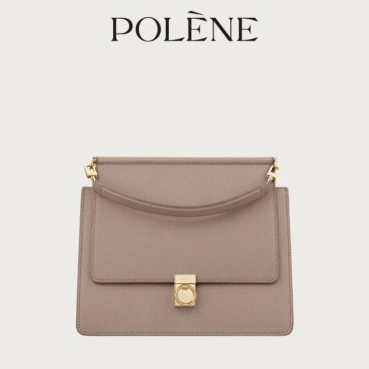 Polene Polene Number Seven Princess Bag Lychee Leather Portable Messenger Bag