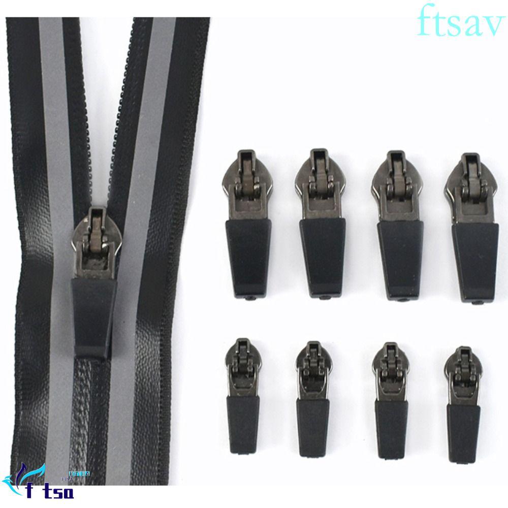 SWIFTSAVER ซิปที่ถอดออกได้กันน้ําสําหรับซิปไนลอนที่มองไม่เห็น DIY กระเป๋าหัตถกรรมลงเสื้อแจ็คเก็ตดึงแหวน