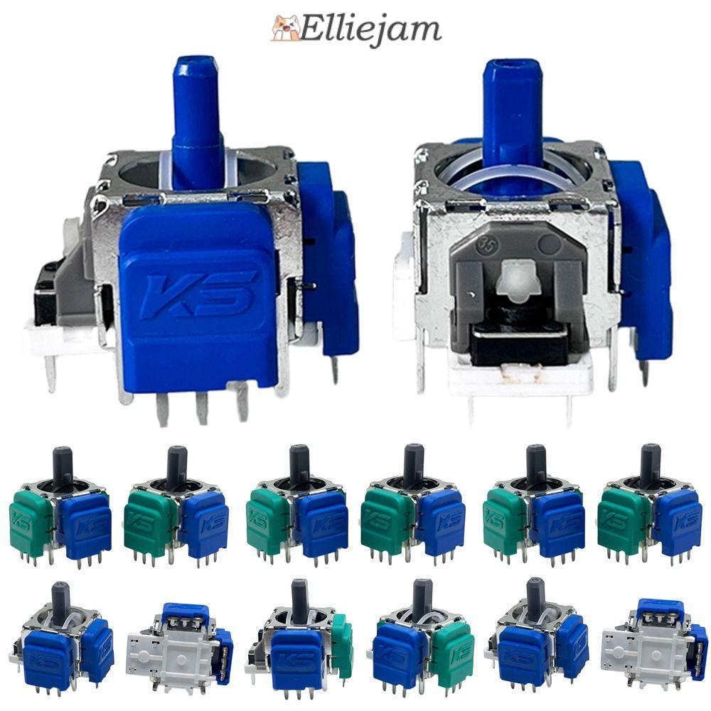 ELLIEJAM 4PCS Hall ThumbStick, ความแม่นยําสูง Analog TMR จอยสติ๊กแม่เหล็กไฟฟ้า, Anti-Drift ทนทาน Roc