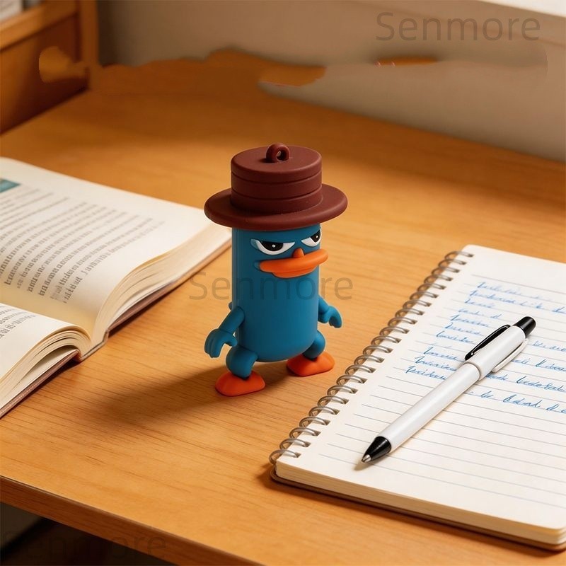 ความเร็วสูง Pendrive 1GB 2GB การ์ตูน USB แฟลชไดรฟ์ 4GB 8GB 16GB 32GB 64GB 128GB 1TB Duckbill Platypus ซิลิโคนสีฟ้าน่ารัก USB แฟลชไดรฟ์