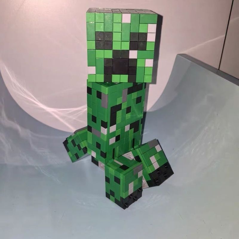 เข้ากันได้กับเลโก้บล็อกตัวต่อ Minecraft 21276 Creeper Toy Festival Gift 2025 สไตล์ใหม่
