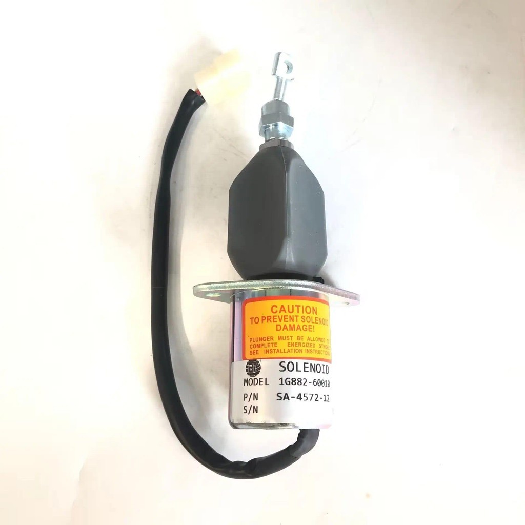 1G882-60010 หยุดโซลินอยด์ SA-4572-12 12V สําหรับเครื่องกําเนิดไฟฟ้าคูโบต้าชุด SQ1120 SQ1140 SQ1150 S