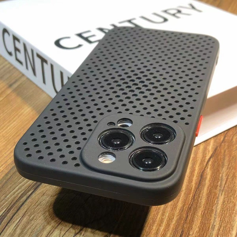 การกระจายความร้อนซิลิโคนสําหรับ iPhone 11 12 13 14 15 16 17 Pro MAX XS MAX XR 7 8 Plus Breathable กรณีปกหลัง ราคา ถูกที่สุด ดีลบีเคเค แกลเลอรีภาพที่ 2